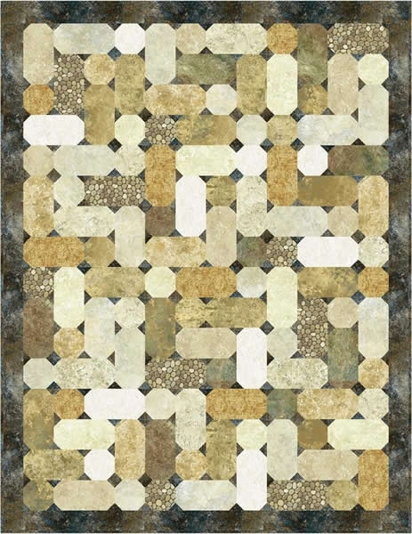 Cobbled Stonehenge Quilt PC-146e - Downloadable Pattern