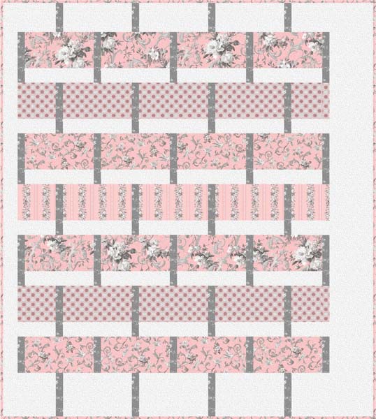 French Weave Quilt Pattern PC-152 - Paper Pattern