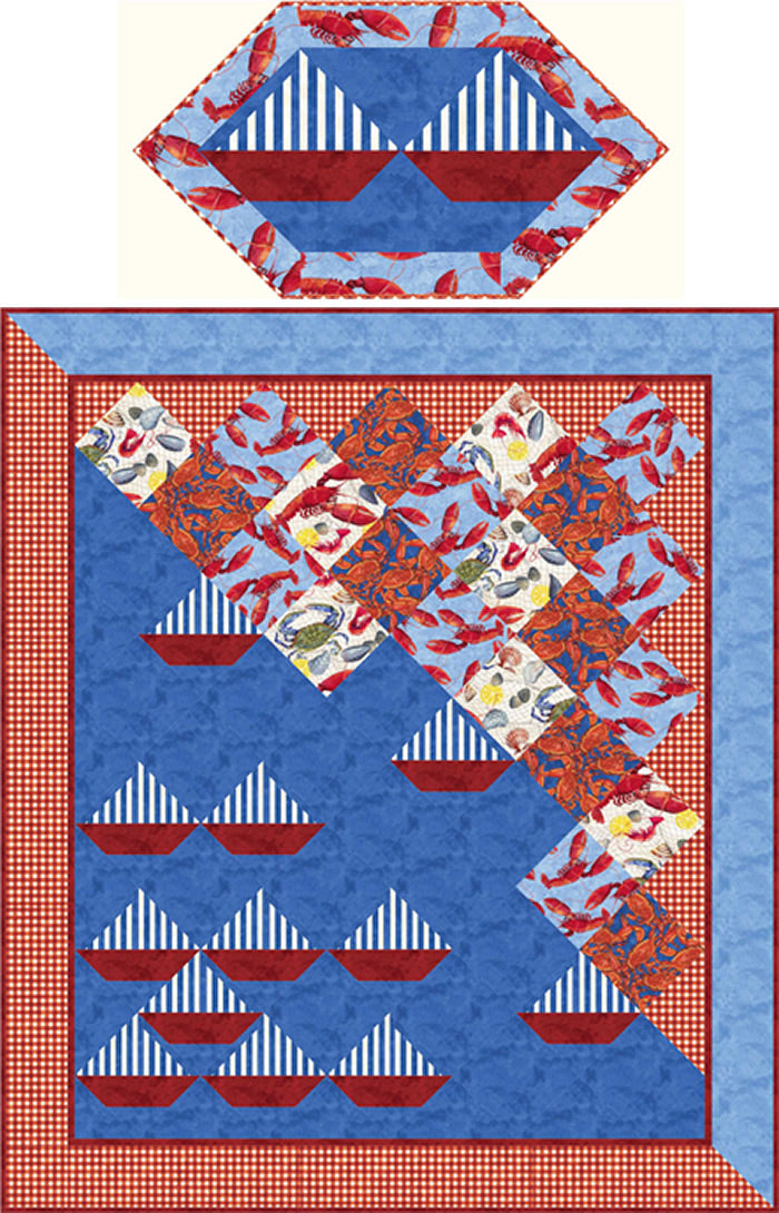 Bar Harbor Quilt PC-153e - Downloadable Pattern