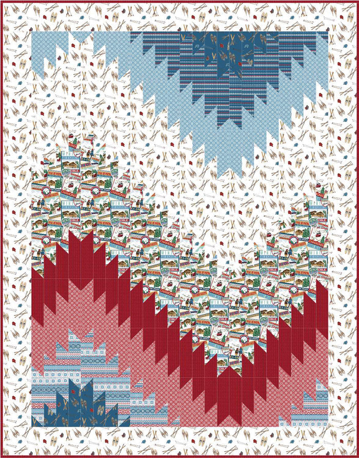 Alpine Village Quilt PC-154e - Downloadable Pattern