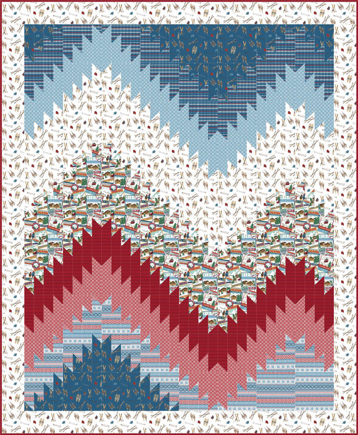 Alpine Village Quilt PC-154e - Downloadable Pattern