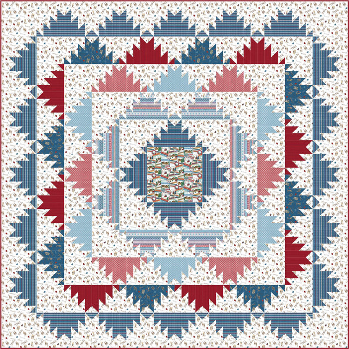 Skier's Paradise Quilt Pattern PC-162 - Paper Pattern