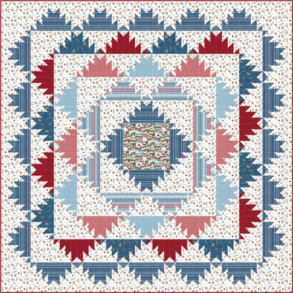 Skier's Paradise Quilt Pattern PC-162 - Paper Pattern