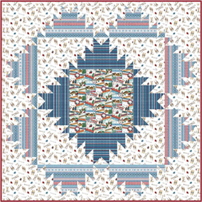 Skier's Paradise Quilt Pattern PC-162 - Paper Pattern