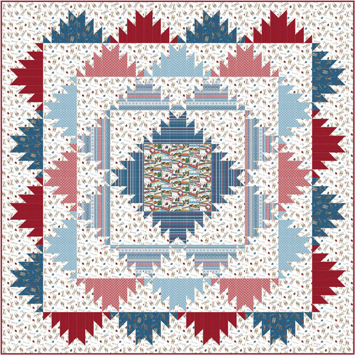 Skier's Paradise Quilt Pattern PC-162 - Paper Pattern