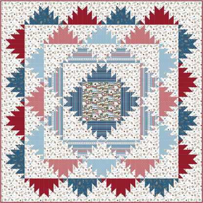 Skier's Paradise Quilt Pattern PC-162 - Paper Pattern