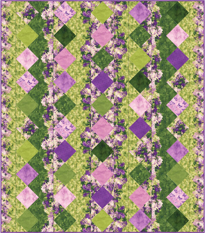 Lilac Lanes Quilt Pattern PC-167 - Paper Pattern