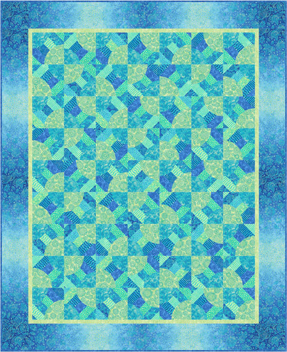 Tipsy Turvy Quilt PC-168e - Downloadable Pattern