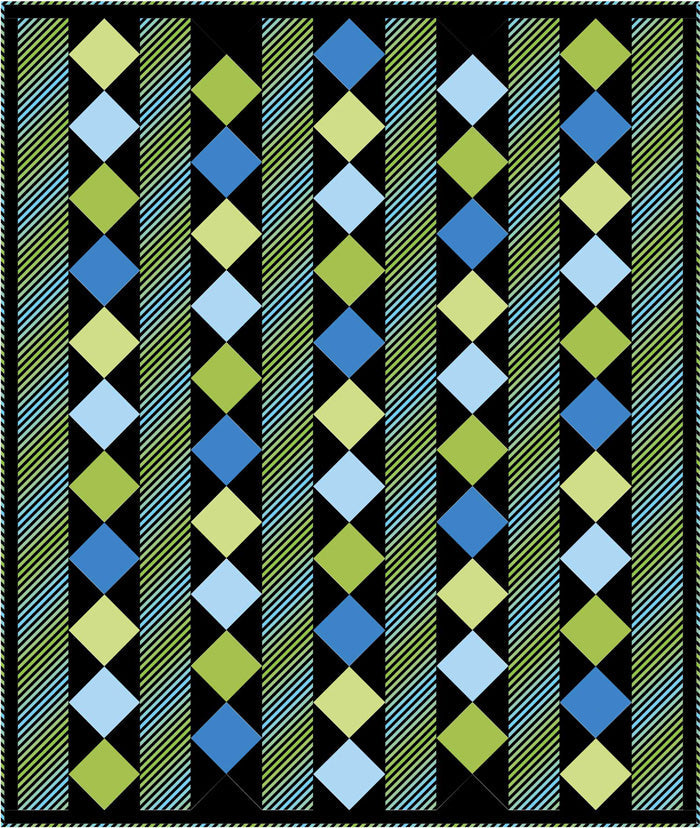 Biased Quilt Pattern PC-171 - Paper Pattern