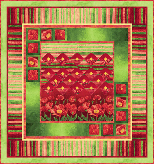 Flander's Field Quilt Pattern PC-172 - Paper Pattern