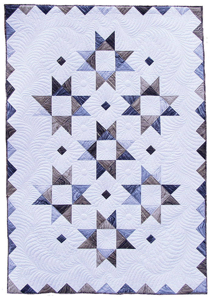 Charming Stars Quilt PC-173e - Downloadable Pattern