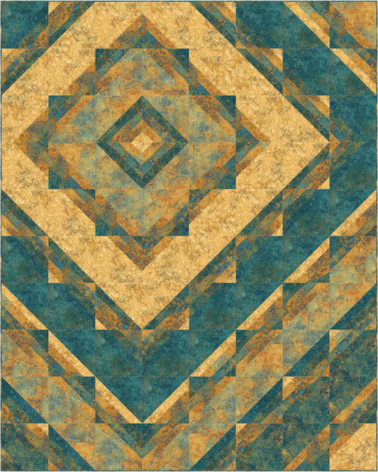 Concentric Quilt PC-189e - Downloadable Pattern