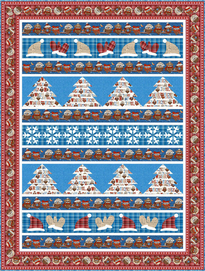 Whoo Likes Winter Quilt PC-191e - Downloadable Pattern