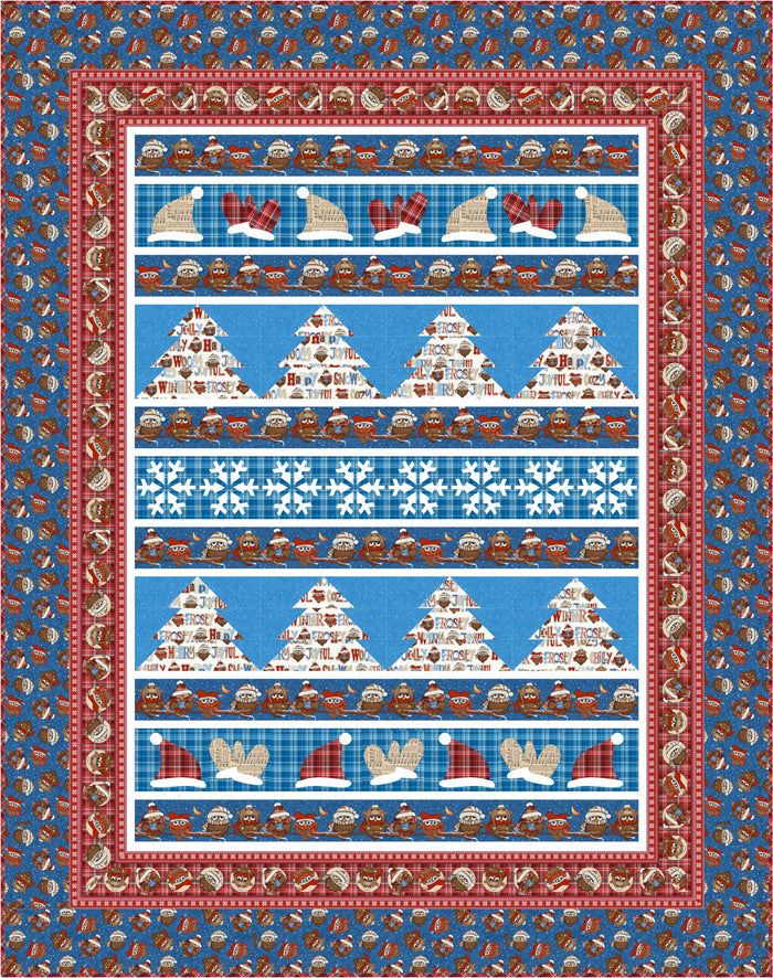 Whoo Likes Winter Quilt PC-191e - Downloadable Pattern