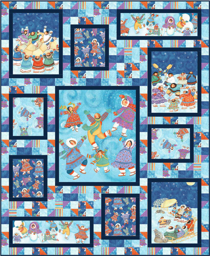 Snow Much Fun Quilt Pattern PC-192 - Paper Pattern