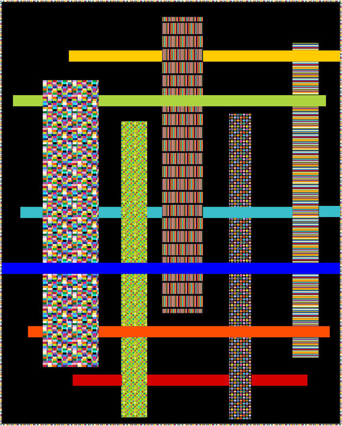 Strips & Bars Quilt Pattern PC-200 - Paper Pattern