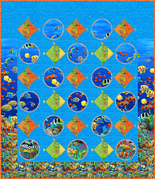 In the Reef Quilt Pattern PC-211 - Paper Pattern