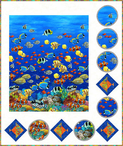 In the Reef Quilt PC-211e - Downloadable Pattern