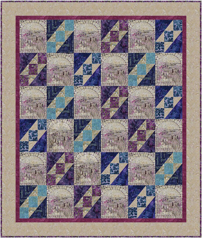 Sonoma Trails Quilt PC-247e - Downloadable Pattern