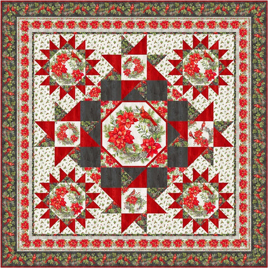 Stellar Medallion Quilt Pattern PC-252 - Paper Pattern