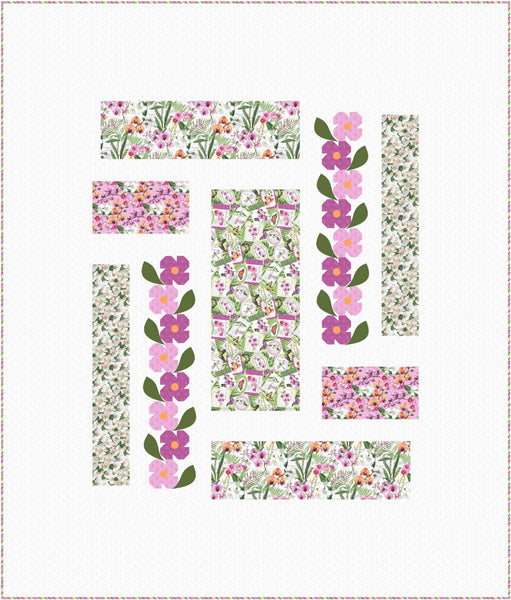 Garden Maze Quilt Pattern PC-255 - Paper Pattern