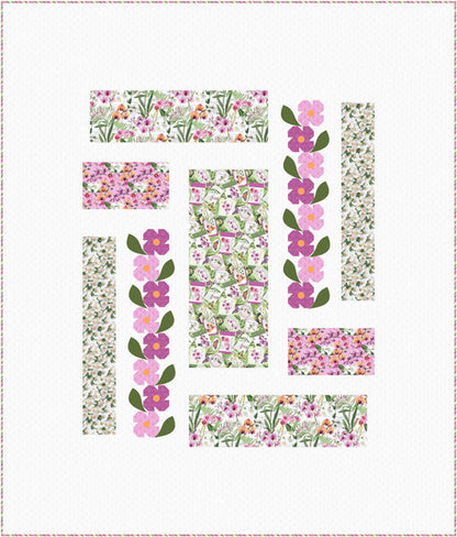 Garden Maze Quilt Pattern PC-255 - Paper Pattern