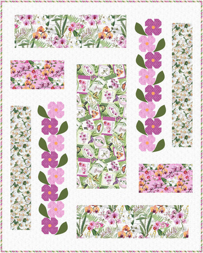 Garden Maze Quilt Pattern PC-255 - Paper Pattern