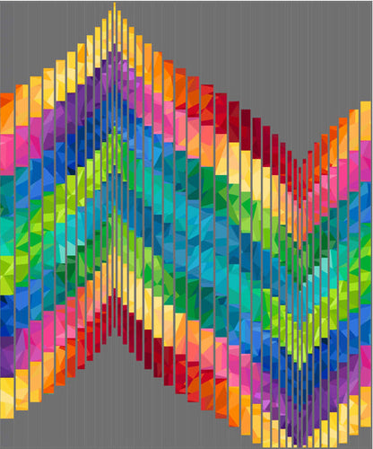 Fractal Quilt Pattern PC-261 - Paper Pattern