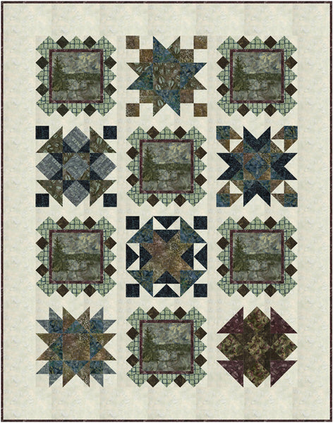 Cottage Sampler Quilt PC-266e - Downloadable Pattern