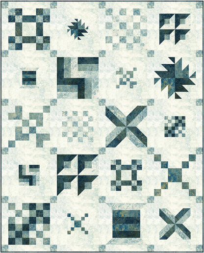 Stone Strip Sampler Quilt PC-283e - Downloadable Pattern