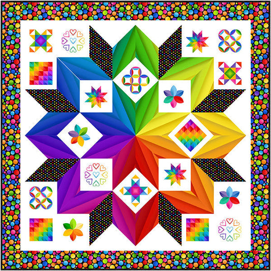 Starburst Quilt Pattern PC-284 - Paper Pattern