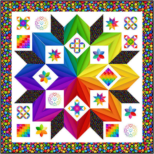 Starburst Quilt PC-284e - Downloadable Pattern