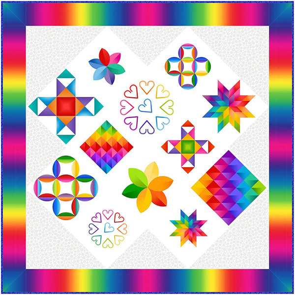 Color Play Trio Quilt PC-286e - Downloadable Pattern