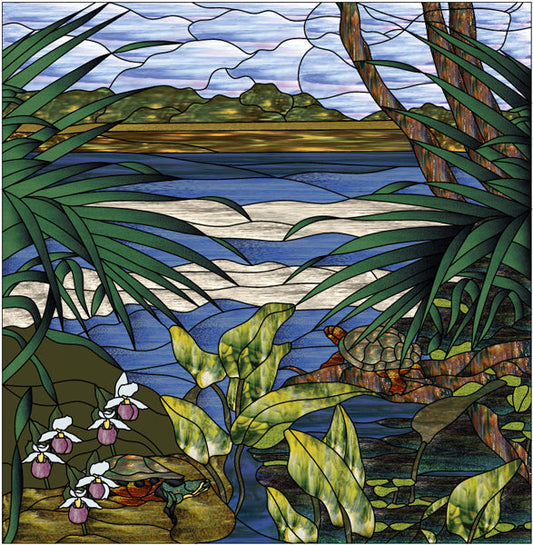 Minnesota Inlet Stained Glass PES-111Se - Downloadable Pattern