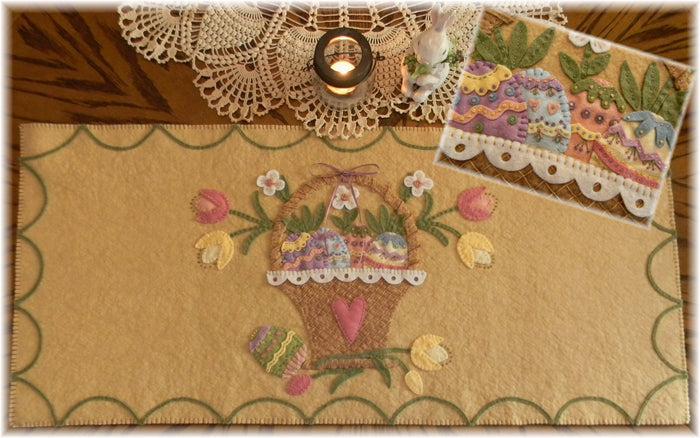 Easter Blessings Table Runner PLP-170e - Downloadable Pattern