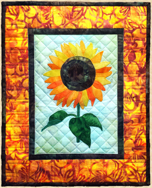 Sunflower Wall Hanging PPP-049e - Downloadable Pattern