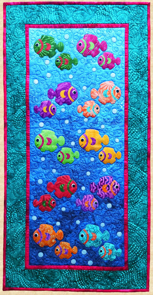 One Fish, Two Fish Wall Hanging Pattern PPP-060 - Paper Pattern