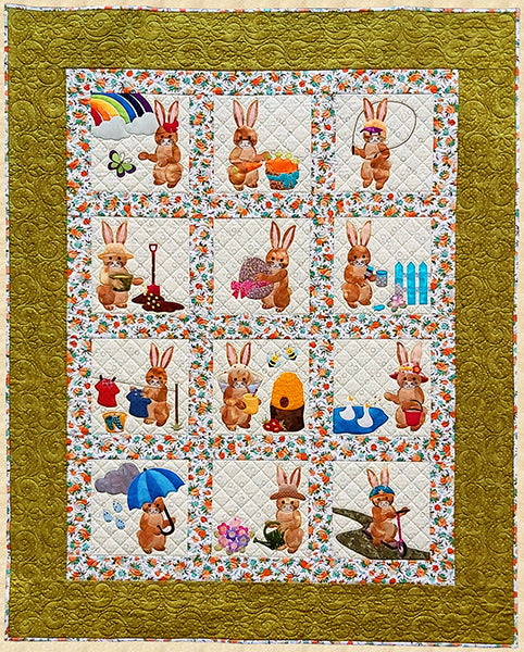 Hunny Bunnies Quilt Pattern PPP-067 - Paper Pattern