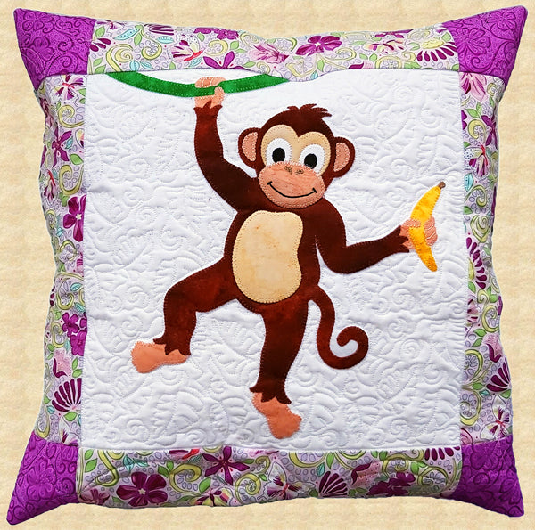 Monkey Pillow Pattern PPP-068 - Paper Pattern