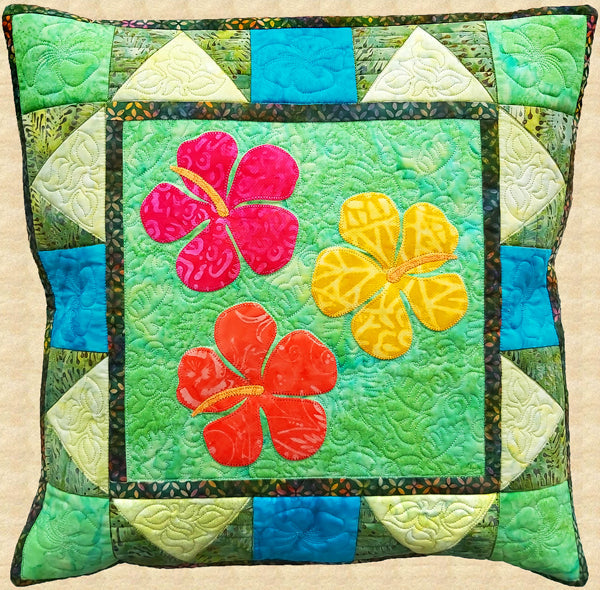 Hibiscus Pillow Pattern PPP-072 - Paper Pattern