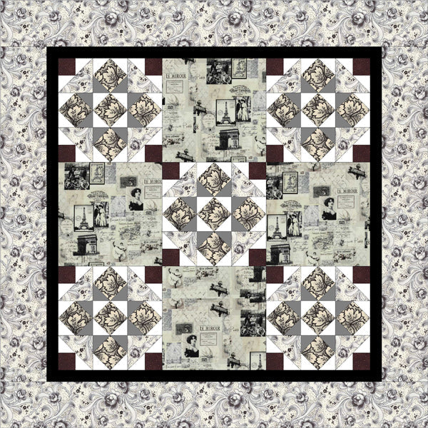 Jolie Wall Hanging Quilt Pattern PQ-005 - Paper Pattern