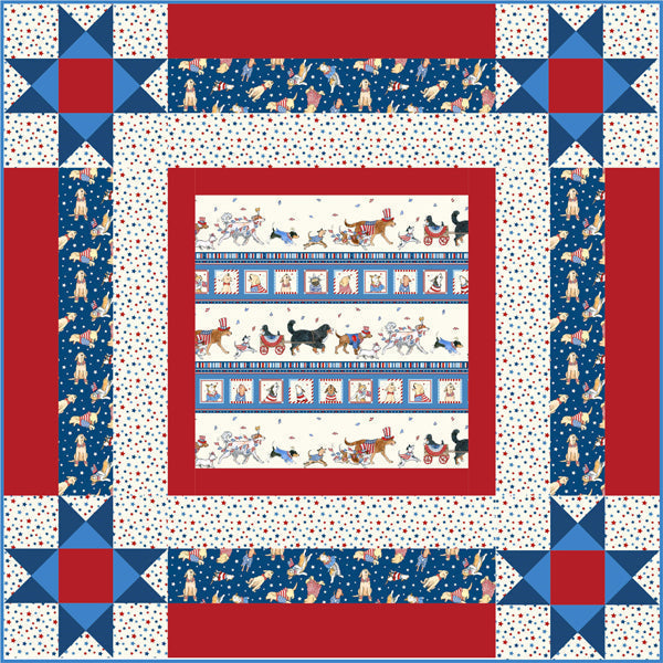 Dog Run Quilt PS-1000e - Downloadable Pattern