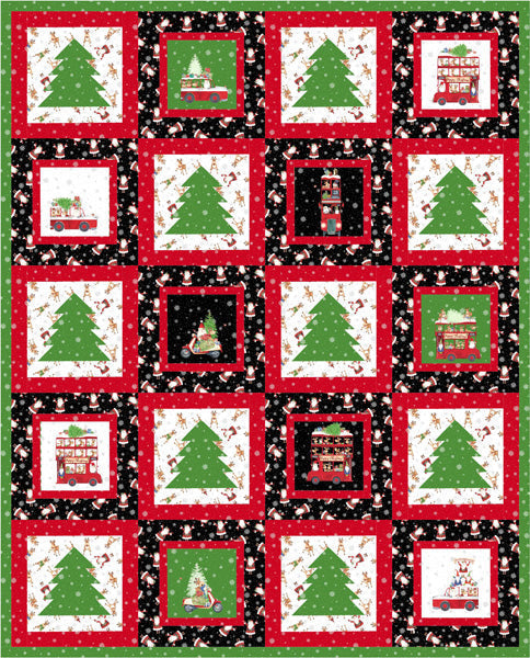 Reindeer Games Quilt PS-1011e - Downloadable Pattern