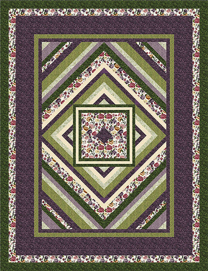 A Splash of Cream Quilt Pattern PS-1017 - Paper Pattern