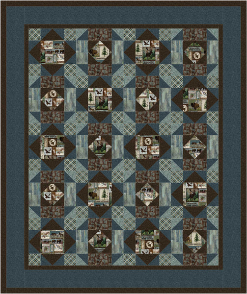 Fur Tracks Quilt PS-1020e - Downloadable Pattern