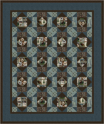 Fur Tracks Quilt PS-1020e - Downloadable Pattern