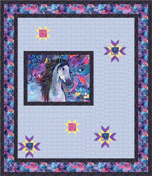 Midnight Runner Quilt PS-1024e - Downloadable Pattern