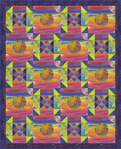 Solar Power Quilt Pattern PS-1025 - Paper Pattern