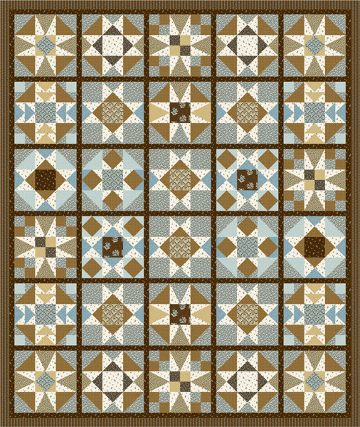 Marshmallow Marble Fudge Quilt PS-1027e - Downloadable Pattern