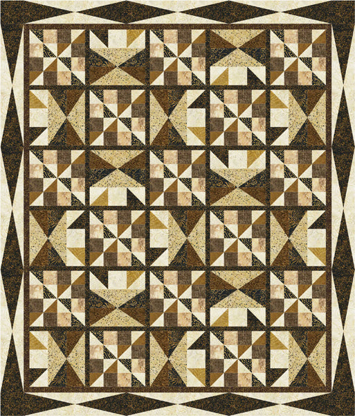 Wood Works Quilt PS-1029e  - Downloadable Pattern